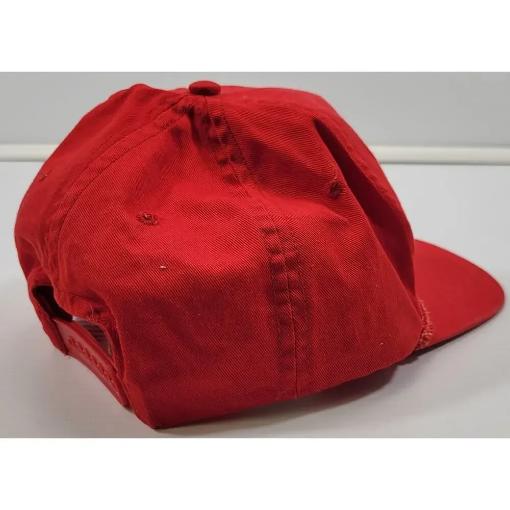 N) Harrison 1962 Adult Red Snapback Cotton Baseball Cap